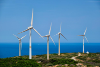 Turbin angin beroperasi di kawasan Eropa sebagai bagian dari percepatan transisi menuju energi bersih dan berkelanjutan.