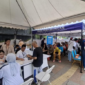 Pendaftaran Kartu Layanan Gratis di CFD Bundaran HI (Foto: Belia/detikcom)
