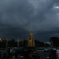 Awan gelap menyelimuti wilayah Sumatera Selatan seiring potensi hujan dan petir pada Sabtu, 17 Januari 2026.
(Foto: ANTARA FOTO)
