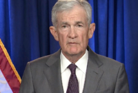 Jerome Powell berbicara mengenai kebijakan Federal Reserve AS di depan publik.
(Foto: Reuters)