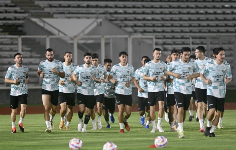 Pemain Tim Nasional Indonesia menjalani sesi latihan jelang agenda kompetisi internasional
(Foto: PSSI)