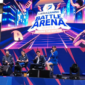 Sesi tanya jawab yang menghadirkan Ketua Umum Asosiasi Gim Indonesia bersama komunitas Genshin Impact Indonesia serta AVP Gaming & Media dalam ajang Lapakgaming Arena Series 3. (Liputan6.com/Fathia Kapparini)