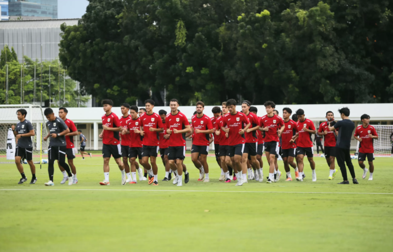 Skuad Tim Nasional Indonesia menjalani sesi latihan resmi jelang agenda turnamen.
(Foto: PSSI)