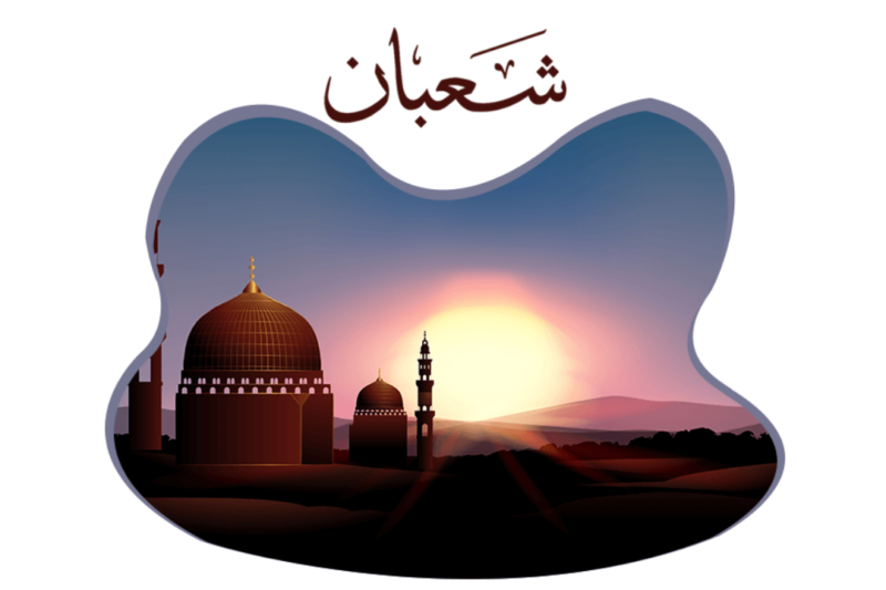 Ilustrasi bulan Sya’ban, bulan istimewa dalam Islam yang dianjurkan untuk memperbanyak ibadah dan persiapan menyambut Ramadan.