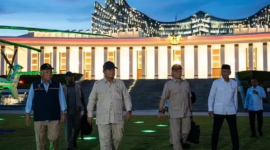 Suasana kawasan pembangunan Ibu Kota Nusantara (IKN) di Kalimantan Timur yang menjadi fokus pengembangan pusat pemerintahan baru Indonesia.
(Credit: Antara Foto)