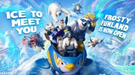 Visual promosi PUBG Mobile bertema musim dingin bertajuk Frosty Funland yang menghadirkan wahana es, karakter unik, dan konten event spesial untuk para pemain. (Credit Image:
PUBG Mobile © KRAFTON
Sumber: Materi promosi resmi PUBG Mobile)