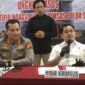 Direktur Reserse Kriminal Khusus Polda Sumsel Kombes Pol Doni Satrya Sembiring (kanan) di Palembang, Kamis (29/1/2026). (ANTARA/Ahmad Rafli Baiduri)