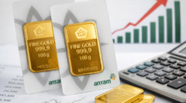 Ilustrasi harga emas Antam hari ini (14 Januari 2026), menunjukkan tren positif pasar logam mulia.
Sumber: Ilustrasi HD yang dibuat khusus (AI Generated)