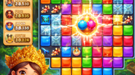 Gameplay game puzzle Indonesia menampilkan level terbaru, leaderboard global, dan event bonus, memberikan tantangan seru bagi pemain aktif.