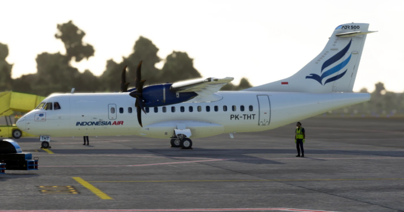 Ilustrasi pesawat ATR 42-500 milik Indonesia Air Transport. Pesawat PK-THT dilaporkan hilang kontak saat mendekati Bandara Sultan Hasanuddin, Makassar.
(Foto: JetPhotos)