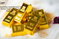 Harga Emas Antam Merosot Tajam, Buyback Ikut Terkoreksi  ( Poto : Antaremas )