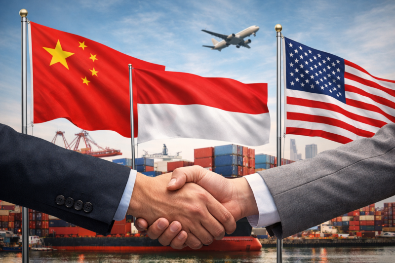 China Minta Kesepakatan Dagang Indonesia–AS Tidak Rugikan Negara Lain