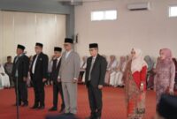 Monadi Resmi Lantik Pejabat Rumah Sakit Milik Pemkab Kerinci
