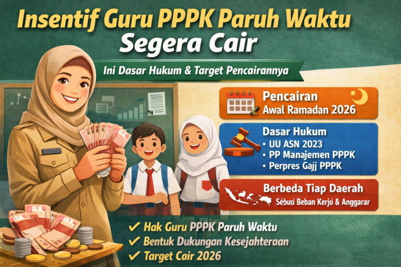 Insentif Guru PPPK Paruh Waktu Segera Cair, Ini Dasar Hukumnya