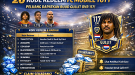 26 Kode Redeem FC Mobile TOTY Minggu Ketiga: Peluang Ruud Gullit OVR 117