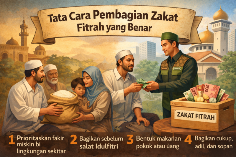 Tata Cara Pembagian Zakat Fitrah yang Benar Sesuai Syariat Islam