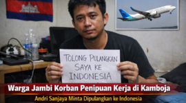 Warga Jambi Jadi Korban Dugaan Penipuan Kerja di Kamboja, Minta Bantuan Dipulangkan