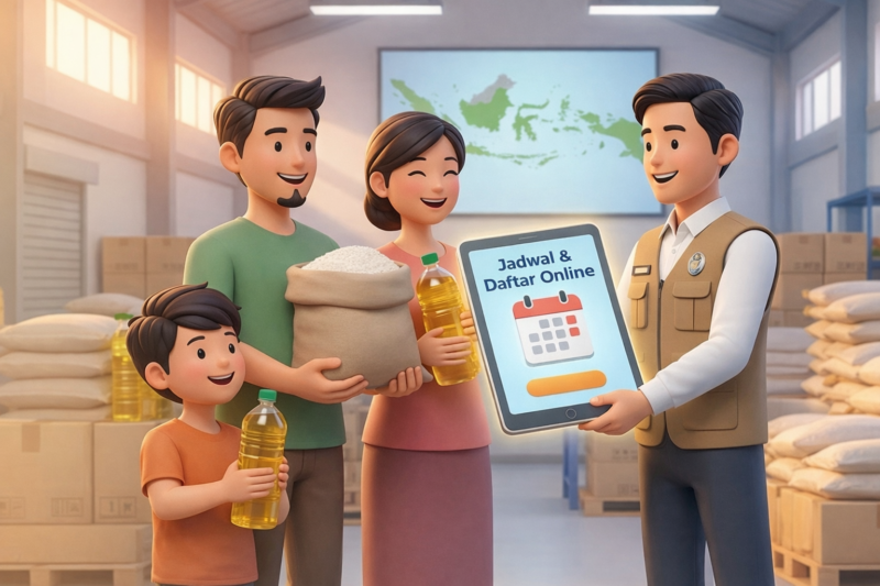 Pemerintah Salurkan Bansos Beras dan Minyak 2026, Ini Jadwal dan Cara Daftarnya