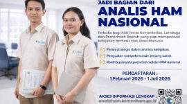KemenHAM Buka Formasi Analis HAM hingga Juli 2026, ASN Bisa Mendaftar