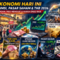 Ekonomi Hari Ini: Konsumsi & Pasar Saham Jadi Sorotan