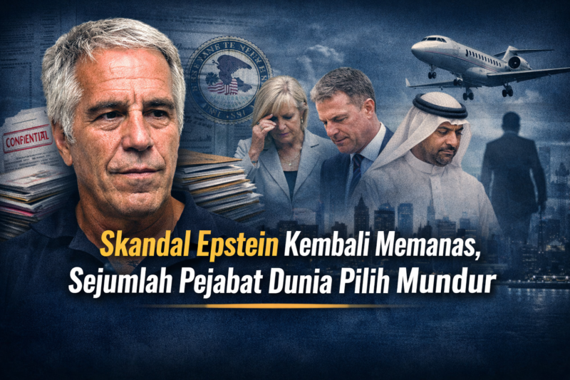 Skandal Epstein Kembali Memanas, Sejumlah Pejabat Dunia Pilih Mundur