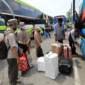 Ilustrasi mudik naik bus (Foto: Agung Pambudhy/detikcom)