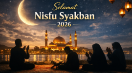 Umat Islam melaksanakan ibadah dan doa pada malam Nisfu Syakban sebagai momentum muhasabah dan persiapan menyambut bulan suci Ramadan.