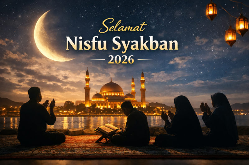 Umat Islam melaksanakan ibadah dan doa pada malam Nisfu Syakban sebagai momentum muhasabah dan persiapan menyambut bulan suci Ramadan.