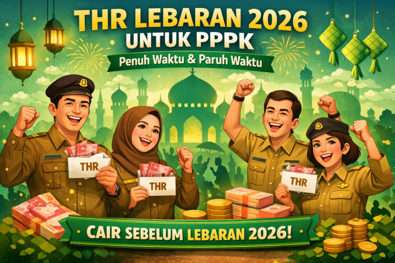 Pemerintah Siapkan THR Lebaran 2026 untuk PPPK, Diperkirakan Cair Awal Maret