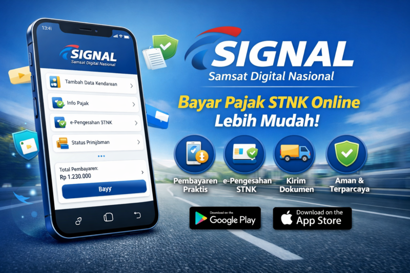 Cara Bayar Pajak STNK Lewat SIGNAL, Kini Bisa Dilakukan dari Rumah