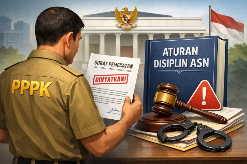 Pelanggaran Disiplin Berat Bisa Berujung Pemberhentian PPPK, Ini Aturan Resminya