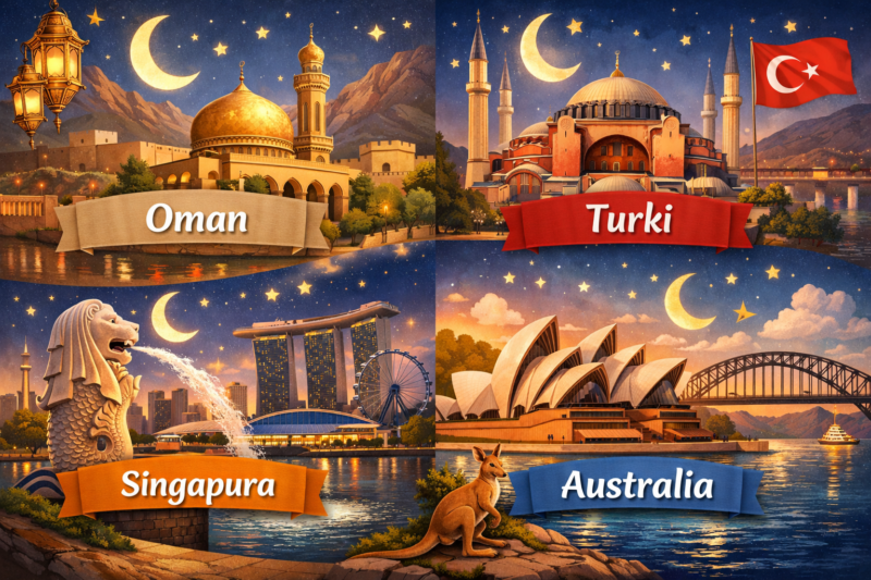 Negara yang Telah Menetapkan Awal Ramadan 1447 H / 2026