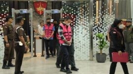 Foto: Kejaksaan Agung (Kejagung) menjerat 11 orang tersangka terkait kasus korupsi ekspor palm oil mill (POME) atau limbah minyak kelapa sawit pada tahun 2029 (Dok Kejagung).