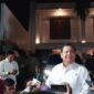 Presiden Prabowo Subianto usai menerima calon menteri di kediamannya, Jalan Kertanegara, pada 2024 lalu. (Firda/detikcom)