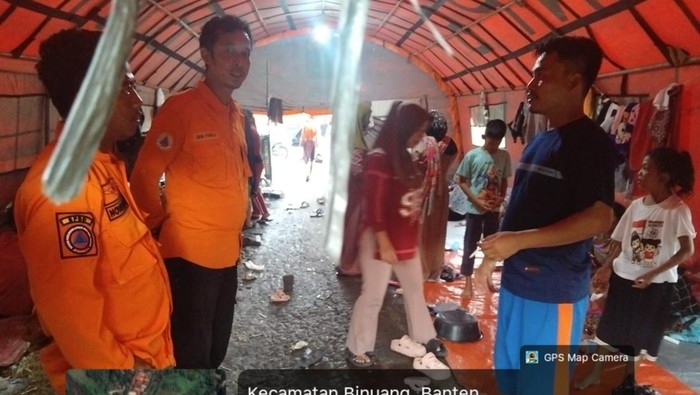 Sebanyak 29 keluarga atau 149 jiwa warga Kampung Kuranji, Kecamatan Binuang, Kabupaten Serang, harus mengungsi akibat banjir yang belum surut. (Foto: dok. BPBD Kabupaten Serang).