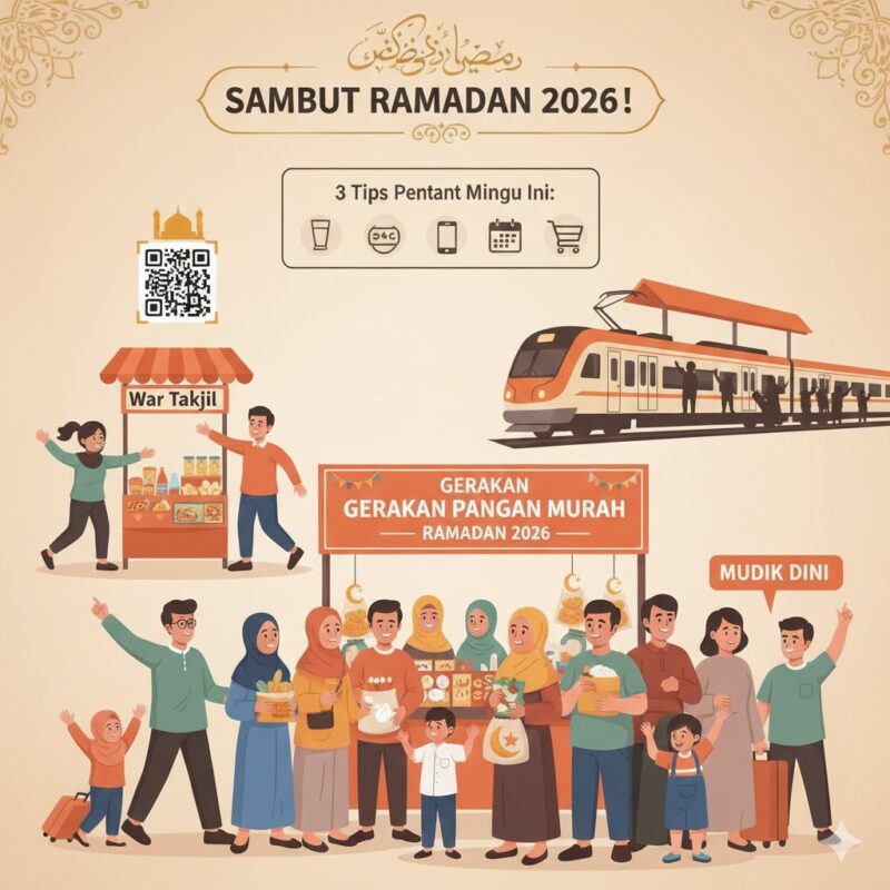 Persiapan Ramadan 2026: Pemerintah Gelar Pasar Murah Serentak di 300 Titik