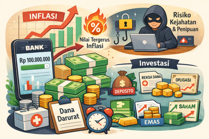 Nasihat Ahli Keuangan: Jangan Timbun Uang di Rekening