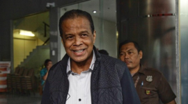 Pemilik agensi perjalanan haji Maktour, Fuad Hasan Masyhur (tengah). (Foto: Ari Saputra/detikcom)