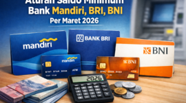 Aturan Terbaru Saldo Minimum Bank Mandiri, BRI, dan BNI per Maret 2026