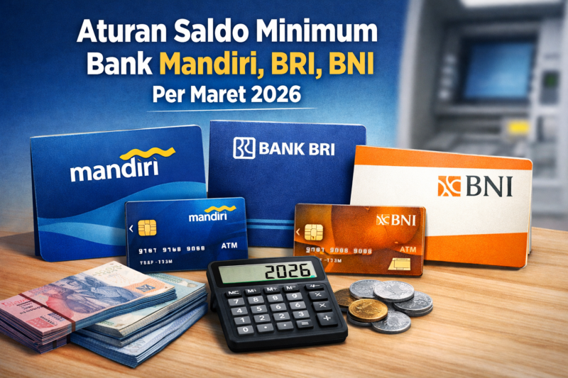 Aturan Terbaru Saldo Minimum Bank Mandiri, BRI, dan BNI per Maret 2026