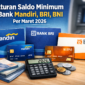 Aturan Terbaru Saldo Minimum Bank Mandiri, BRI, dan BNI per Maret 2026