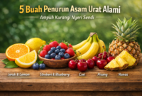 5 Buah yang Bantu Turunkan Asam Urat Secara Alami