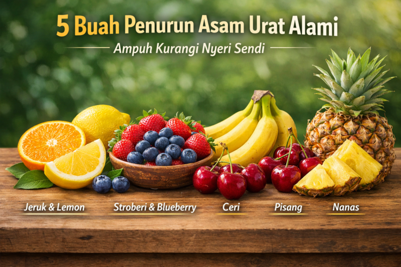 5 Buah yang Bantu Turunkan Asam Urat Secara Alami