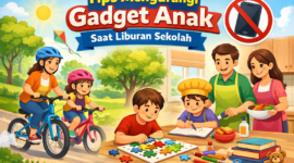 Tips Orang Tua Kurangi Gadget Anak Saat Liburan Sekolah