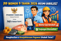 PP Nomor 9 Tahun 2026 Resmi Dirilis, Skema Gaji dan Tunjangan Berubah
