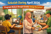 Sekolah Daring April 2026 Dikaji, Apakah Program Makan Bergizi Gratis Tetap Berjalan?