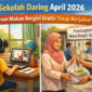 Sekolah Daring April 2026 Dikaji, Apakah Program Makan Bergizi Gratis Tetap Berjalan?