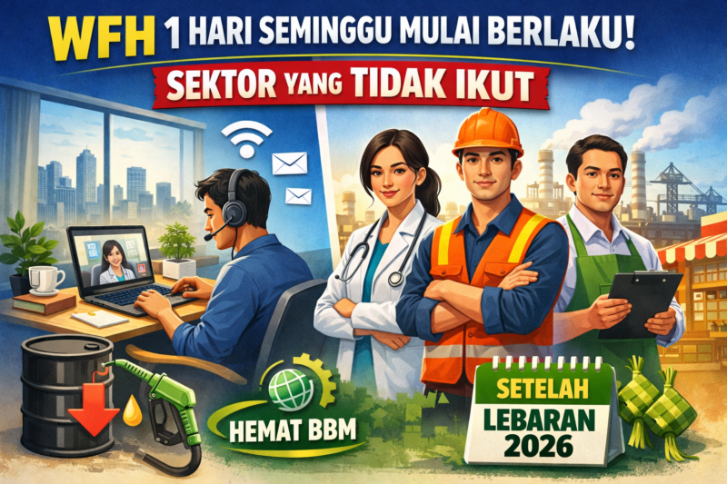 WFH Sehari dalam Seminggu Mulai Digodok, Tak Berlaku untuk Semua Sektor