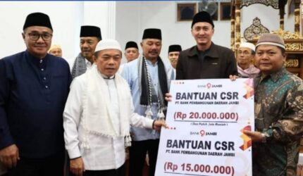 Wali Kota Sungai Penuh Alfin menghadiri kegiatan Safari Ramadhan 2026