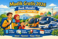 Mudik Gratis Bank Mandiri 2026 Dibuka Besok, Ini Cara Daftar dan Syaratnya